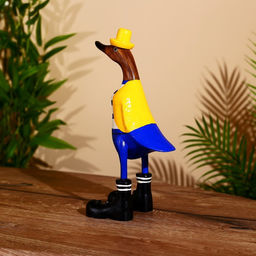 Сувенир «Утка-морячок», 27 см, дерево