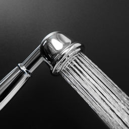 Лейка для душа ZEIN Z402, 1 режим, d=55 мм, пластик, цвет хром