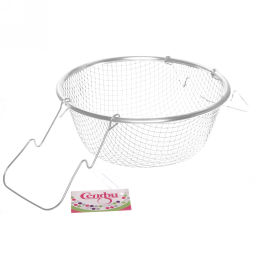 Цена за 3 шт. Фритюрница сетка металлическая 20 см "Селфи"
