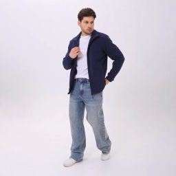 RODOS Толстовка на молнии мужская флис М-321 Синий  фото 9