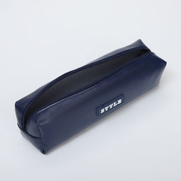 Косметичка-пенал на молнии Style, тёмно-синяя - Simaland фото 3