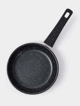 Сковорода Доляна Black Rock, d=18 см, ручка софт тач, антипригарное покрытие, индукция, чёрная