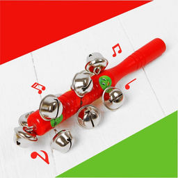 Погремушка с бубенцами «Смайлики», цвета МИКС