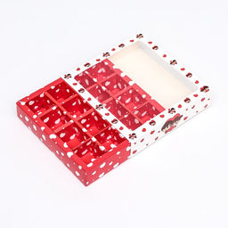 Цена за 5 шт. Коробка под 16 конфет, Love 17,7 х 17,7 х 3,8 см - UPAK LAND фото 5