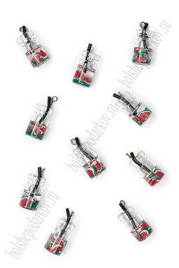 Подвеска "Коктейль"1*2,5 см (10 шт) SF-7726, №5