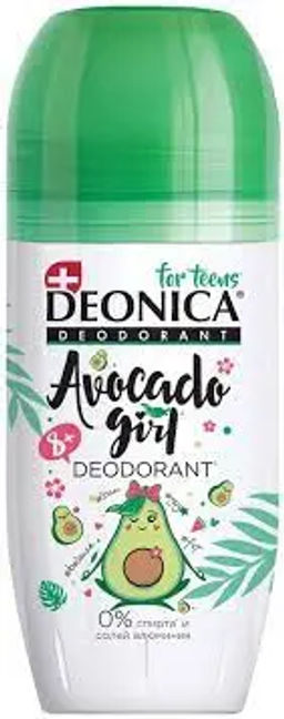 DEONICA Дезодорант ролик (50мл) FOR TEENS Avocado Girl