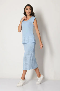 ЗЛАТА Джемпер И 023/голубой