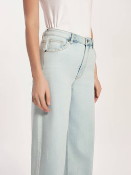 CONTE CON-784 Джинсы wide leg ULTRA-LONG небесно-голубого цвета light blue