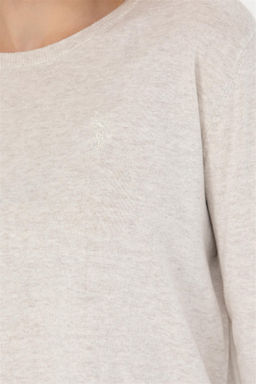 U. S. Polo Assn Женский базовый свитер с круглым вырезом и каменным меланжом - U.s. polo assn фото 14