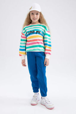 Толстовка с принтом для девочек - Defacto фото 6