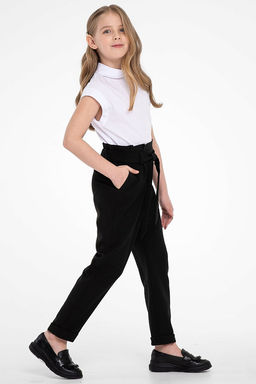 Школьные брюки для девочки Mooriposh, модель 0413