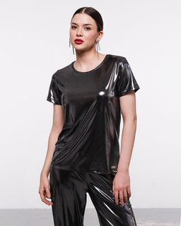 авторская футболка трикотаж валенсия металлик - Sahar art lab фото 3