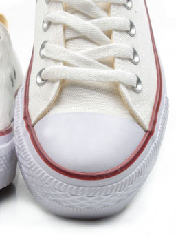 03-A555-2 WHITE Кеды мужские (текстиль)