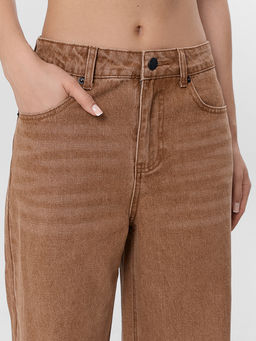 Джинсы женские коричневые - Mark formelle фото 5