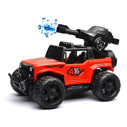 Машина с водяной пушкой, р/у, цвет красный, 27 MGz, в коробке