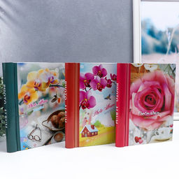 Фотоальбом магнитный на 20 листов Декор, 19.5?25?2 см, МИКС