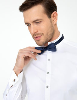 Beyaz Slim Fit Smokin G_mlek