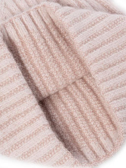 Шапка жен. пух енот+шерсть+виск LB-N88059 pink - Labbra фото 8