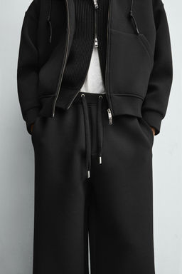 PANTAL?N JOGGER T?CNICO WIDE FIT / Negro - Zara фото 6