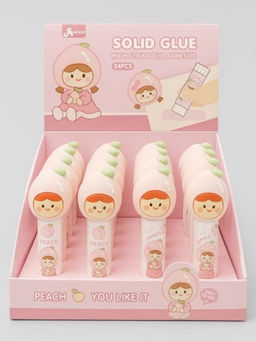 Клей канцелярский "Berry", mix (9 г), шоу-бокс 24 шт