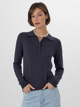 Поло женское серое - Mark formelle фото 5