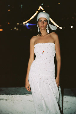 POMPOM MIDI DRESS - Zara фото 10