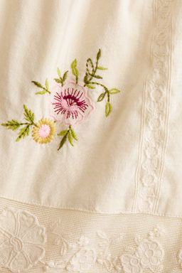 Linen-blend pyjama shorts - H&m фото 3