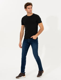 Черная облегающая базовая футболка - Cacharel фото 3