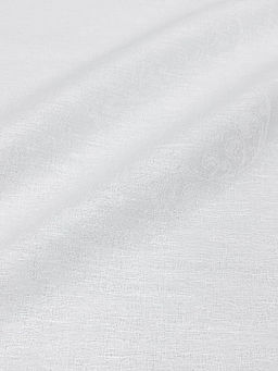 Полульняной жаккард Кружевная цв.белый, ш.1.6м, лен 50%, хлопок-50%, 210гр/м.кв