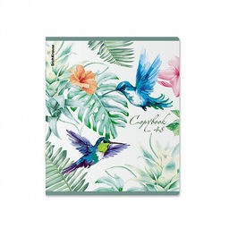 Цена за 5 шт. Тетрадь общая ученическая ErichKrause Тропические птицы, 48 листов, клетка, мат.лам.+выб. УФ-лак+тиснение фольгой+конгрев, доп.лист_MIX-PACK  фото 7