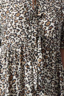 Trendyolmilla Cok Renkli Animal A-line Maxi Dokuma Elbise TWOSS24EL01140  фото 3
