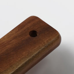 Блюдо фарфоровое для подачи с деревянной ручкой Magistro, d=20 см, цвет белый  фото 5