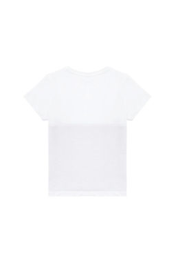 Детская белая футболка с круглым вырезом Неожиданная скидка в корзине - U.s. polo assn фото 3