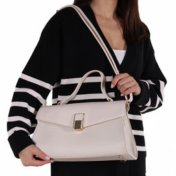 Сумка 012306118 off white Chrisbella