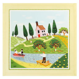 Набор столовый Этель Тоскана, скатерть 180х150 см, салф. 40х40 см-8шт, 100% хл  фото 15