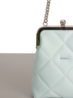 LACCOMA сумка Китти-Ф826-голубой эко кожа хлопок фото 3