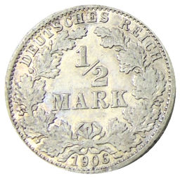 1/2 марки 1906 года A Германия