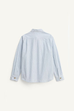 LIMITED EDITION STRIPED SHIRT WITH POCKET - Zara фото 6
