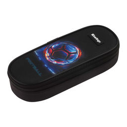 Пенал корпусный 1 отд. Berlingo "Cyber football", 220*90*45 (PF-EX-1103) полиэстер