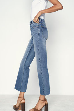 Z1975 HIGH-WAIST MINI FLARE JEANS - Zara фото 4