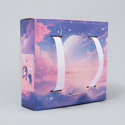 Цена за 2 шт. Коробка подарочная фигурная, упаковка, «Звёздочка», 23.5×22×7 см