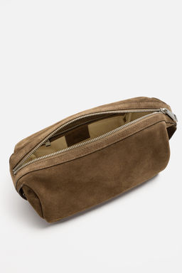 LEATHER TOILETRY BAG - Zara фото 6