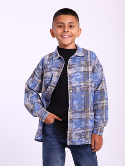 РБ018 Рубашка "Дакота" (голубой)