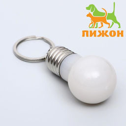 Цена за 12 шт. Маячок световой на ошейник для больших и средних собак, фасовка 12 шт, мультицвет