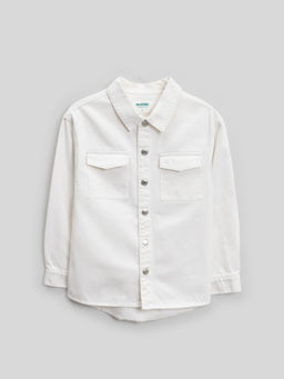 ACOOLA / Куртка джинсовая детская для девочек Rattata белый  фото 3