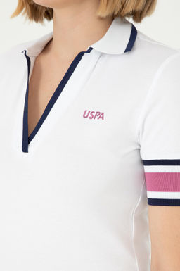 Женская белая футболка Неожиданная скидка в корзине - U.s. polo assn фото 7