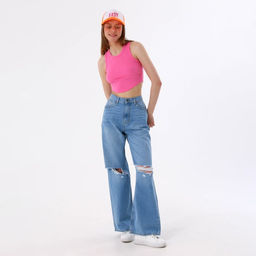 Кепка женская с сеткой EASY, оранжевая, р-р 56