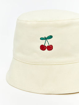 Kiraz Nak??l? K?z Bebek Bucket ?apka