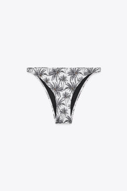 PALM TREE PRINT BIKINI BOTTOMS - Zara фото 4