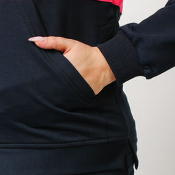 RODOS Спортивный костюм женский весна/лето М-236 Синий/Ментол/Светло-серый  фото 11